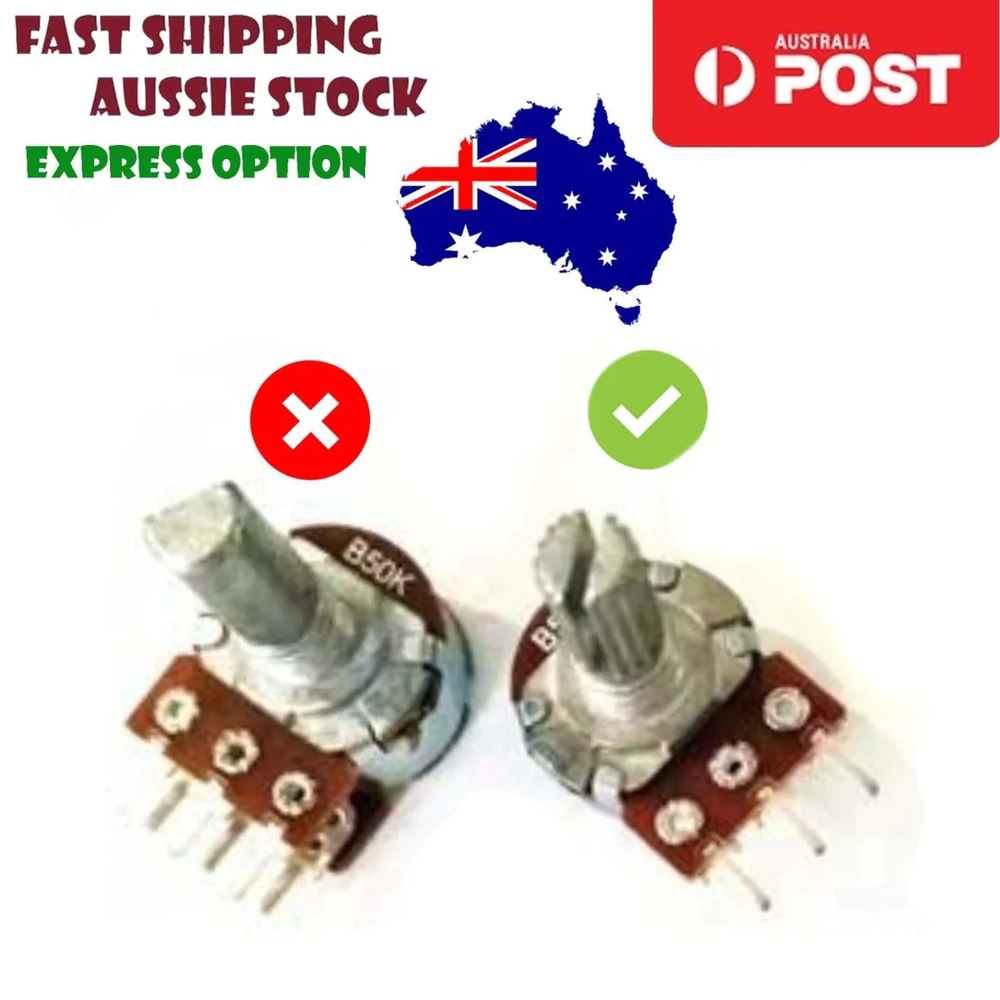 10pcs Rotary Encoder Knobs Potentiometer 6mm Shaft Volume Control Knob