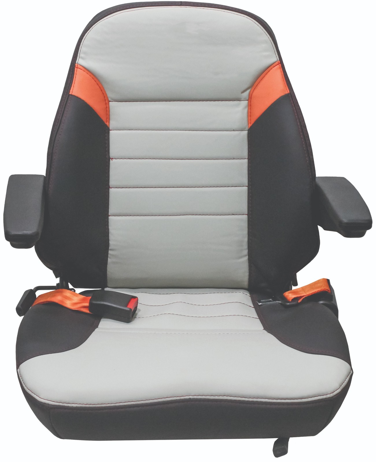 Mower Seat for Hustler Lawn Mowers - See Models Listed - w/ seatbelt and armrest