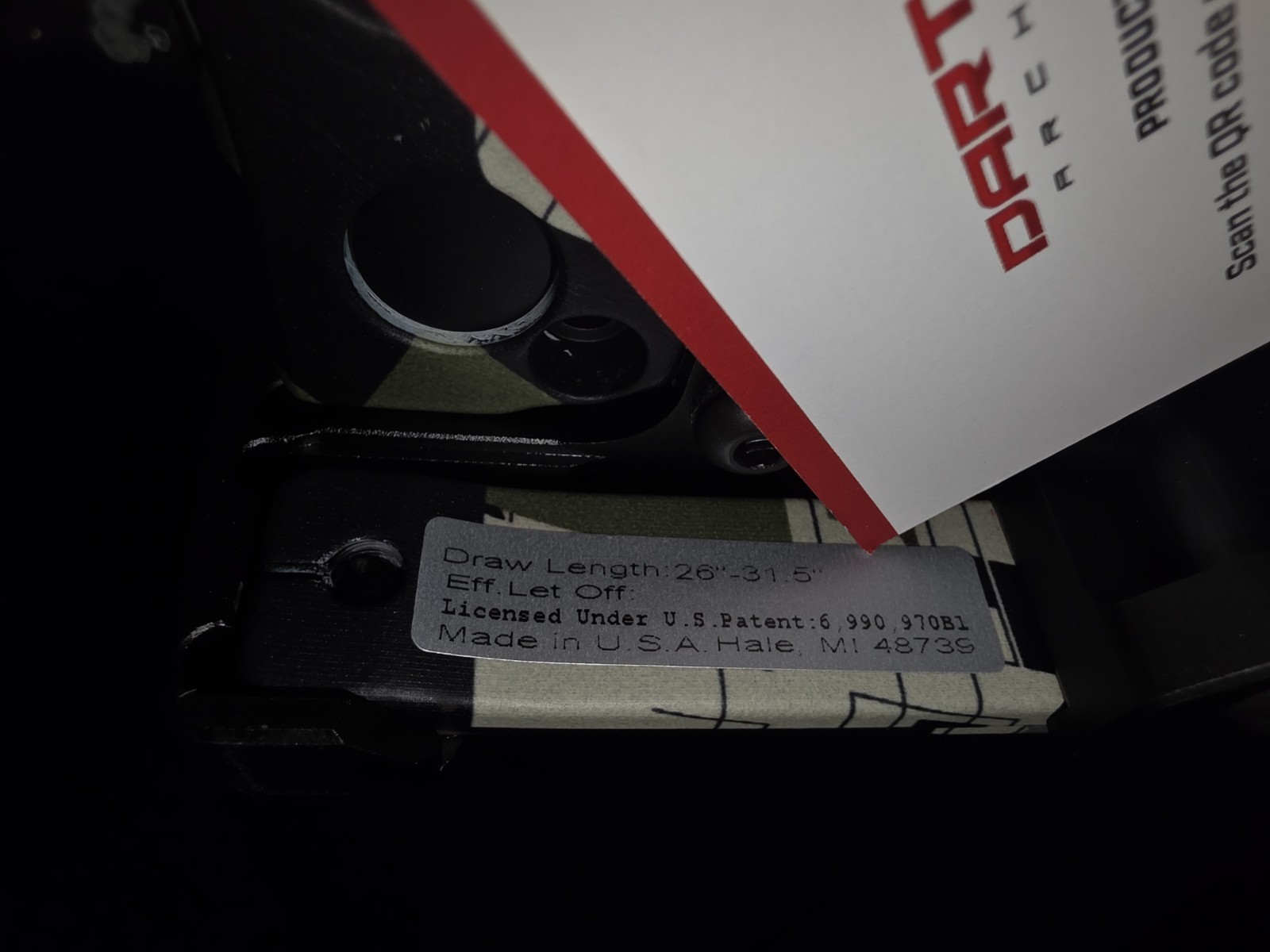 Darton Consequence Right Hand 60# Ursi Emerge 2.0 Camo - Brand New - 54