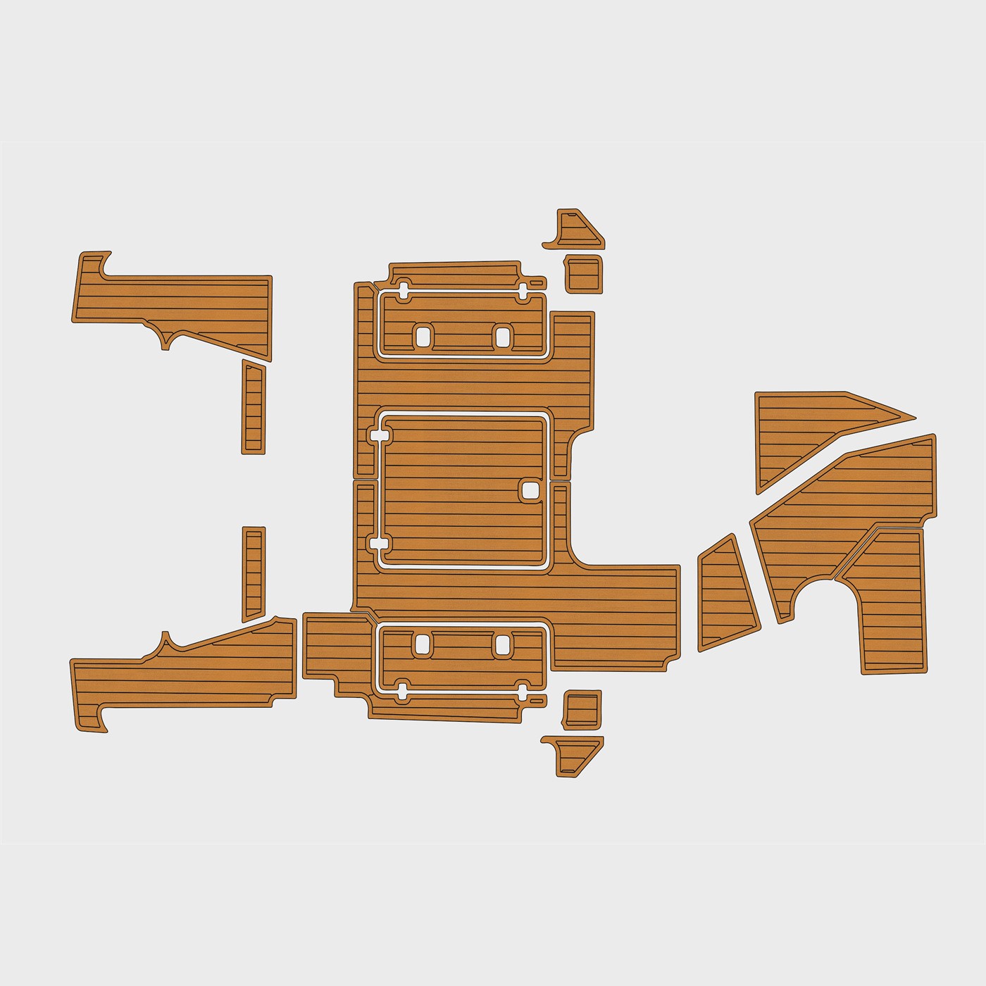 2021-2022 Pursuit 325 Off Faux EVA teak Marine fuax Floor