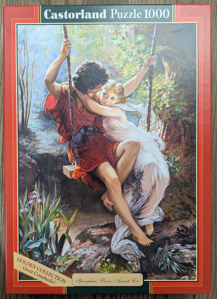 Castorland 1000 SPRINGTIME, Pierre-Auguste Cot, COMPLETE