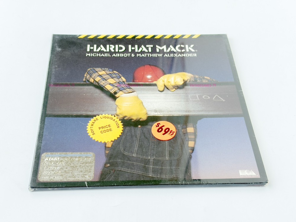 Hard Hat Mack - Electronic Arts - 1983 / Atari 8-bit - Sealed