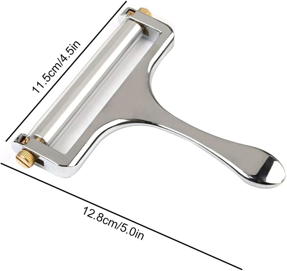 Versatile Heavy Duty Cheese Cutter - Cuts Soft & Semi-Hard Cheeses with Ease