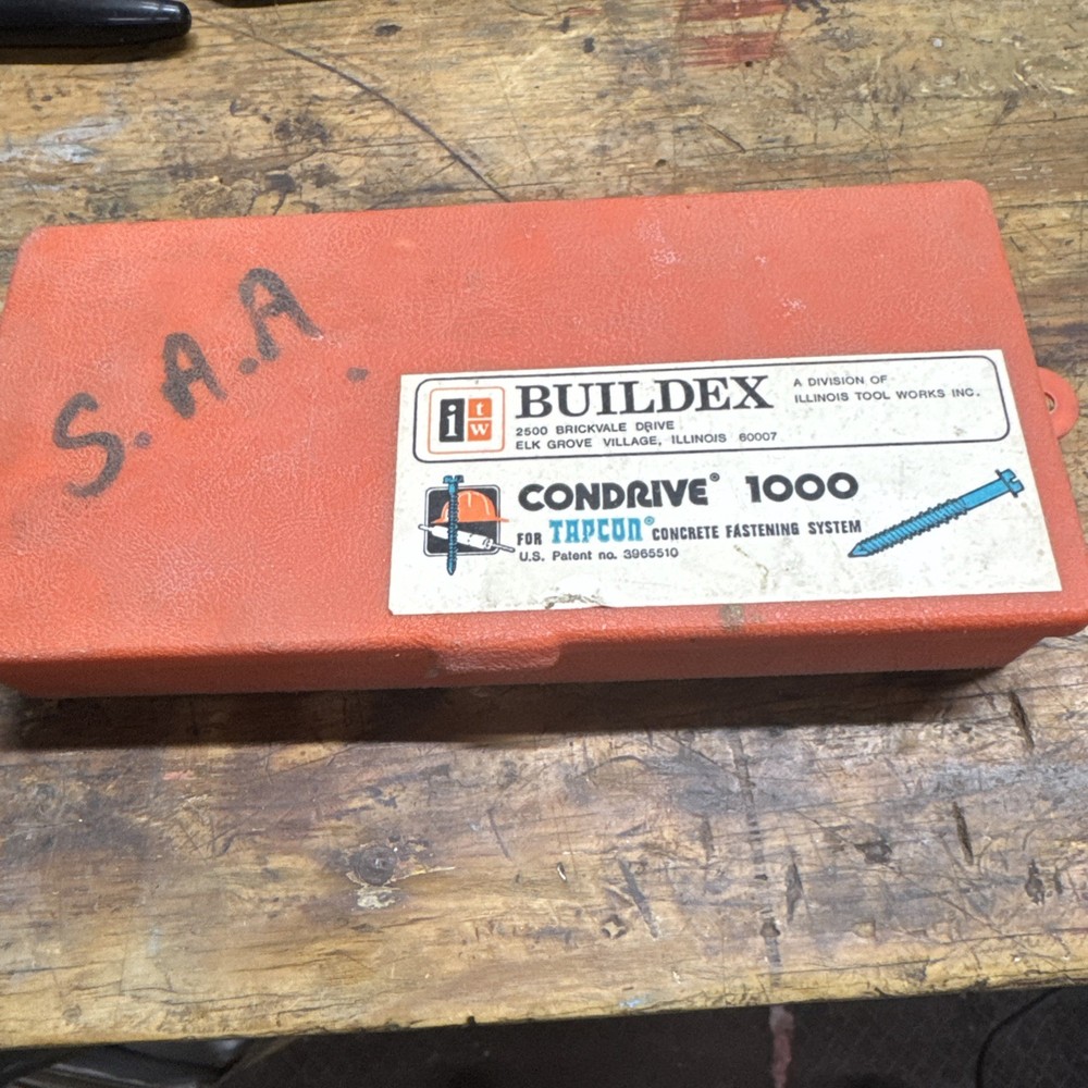 ITW Ramset Tapcon Concrete Anchoring System Condrive 1000