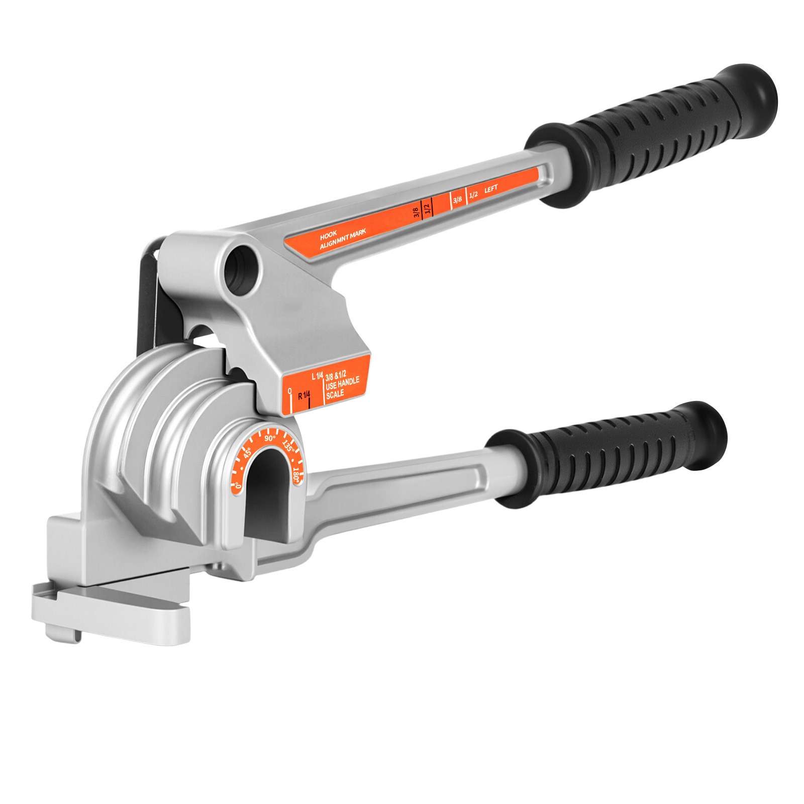 Uimoso 3-in-1 Lever Pipe Tube Bender for 1/4", 3/8", 1/2" O.D., 0-180° Angles