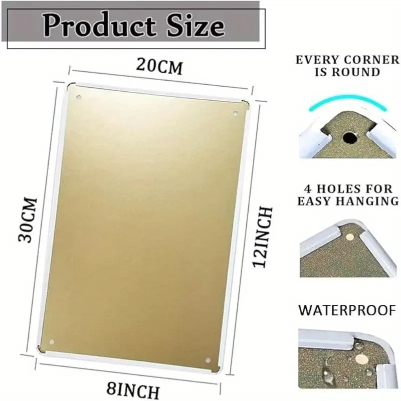 I Wonder If Beer Thinks About Me Too- Retro Metal Bar Decor -NEW 8x12