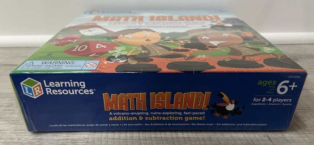 Learning Resources Maths Island Addition Subtraction Game, Educational Games,