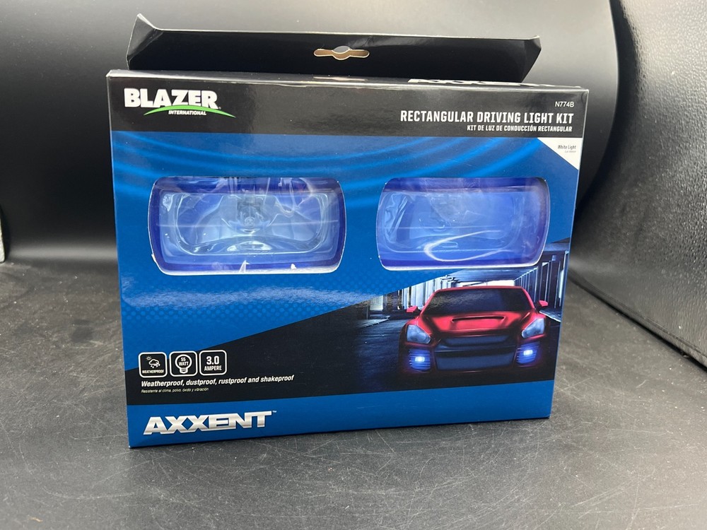 NIB Blazer International AXXENT Rectangular Driving Light Kit N774B