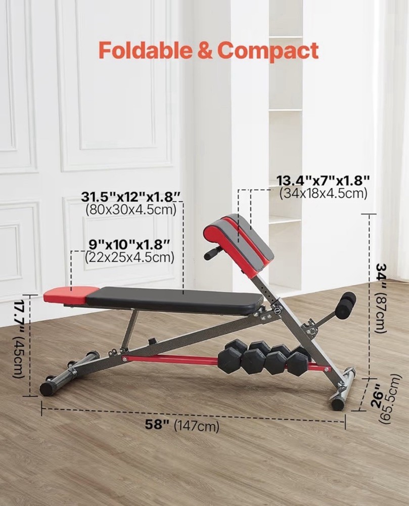 Brand New Unopened Adjustable Foldable Weight Bench