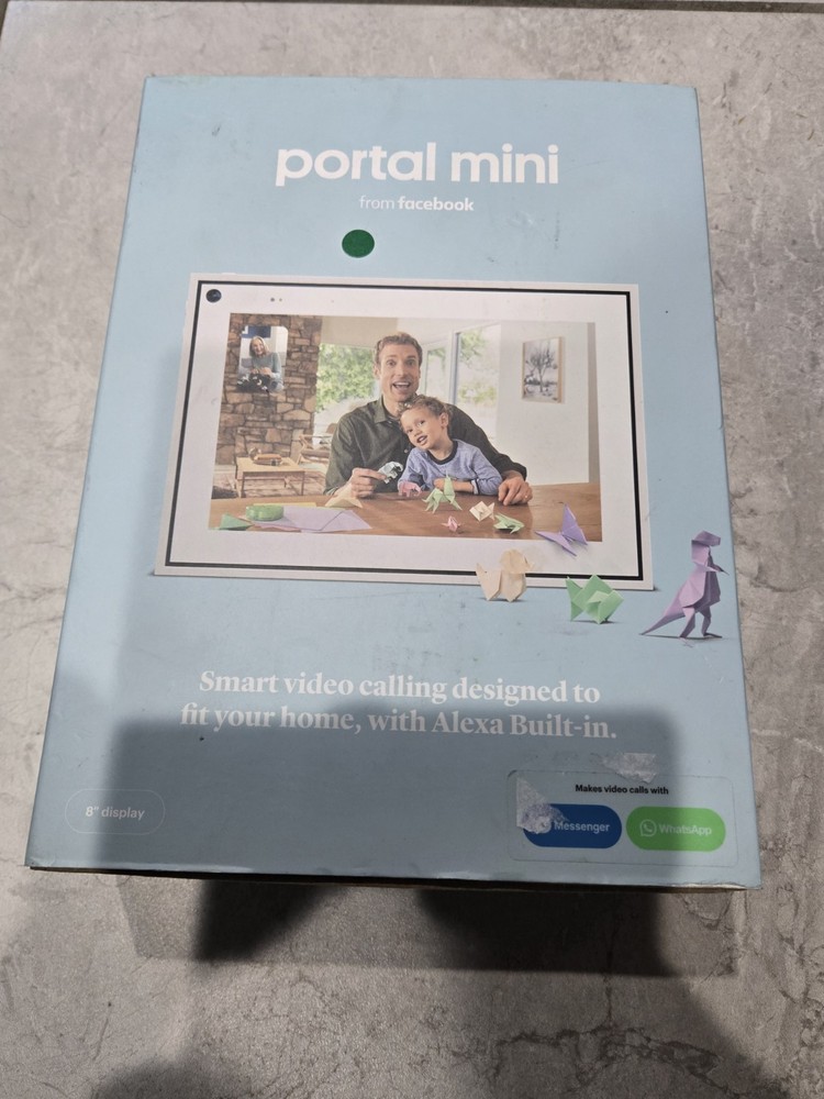 Facebook Portal Mini, White 8"