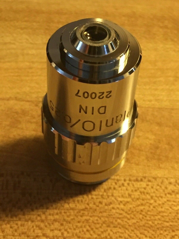 Fisher 10x 0.25 160 Hoffman Modulation Contrast Objective Microscope HMC HMS