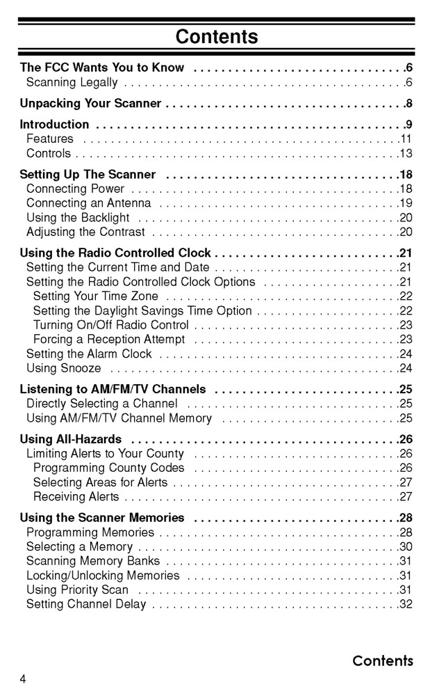 Uniden BC340CRS Instructions Operating Manual User Guide COIL BOUND