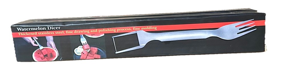 2-in-1 Watermelon Dicer Slicer Fork. New. 2 Pack READ