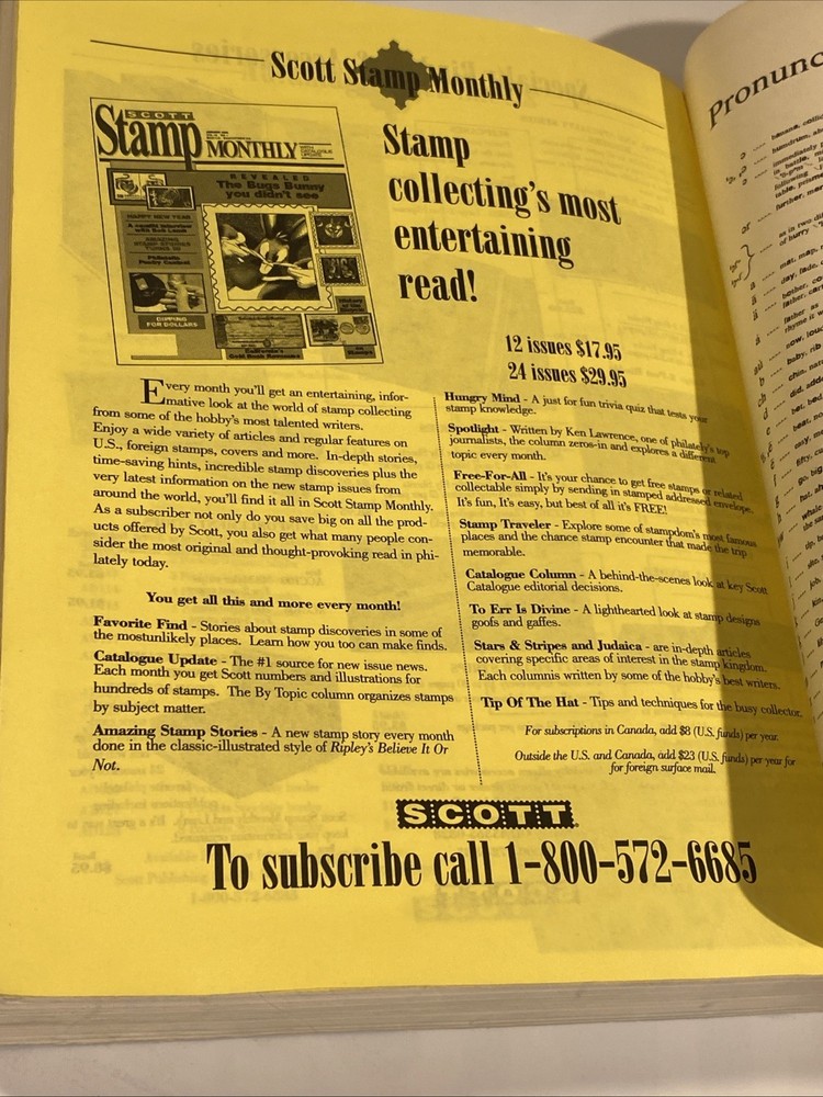 Scott Standard Postage Stamp Catalog Volume 4 Countries J-O - 1999