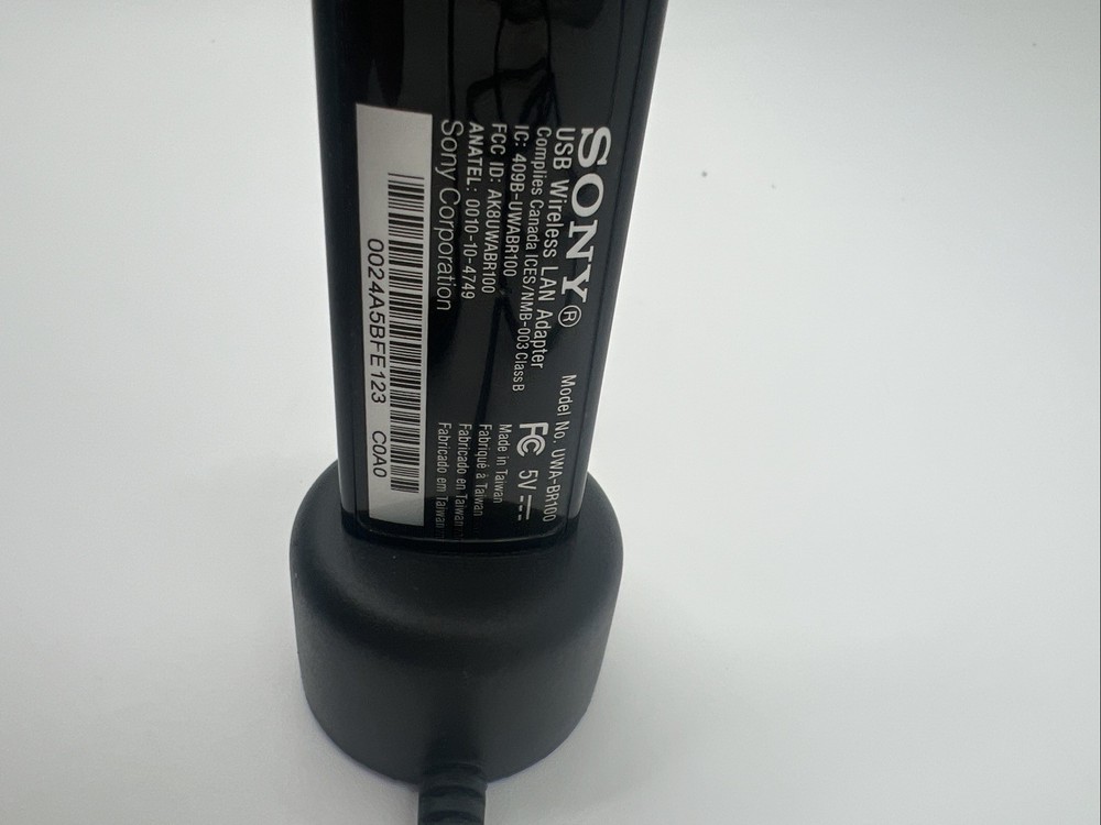Sony UWA-BR100 USB Wireless LAN Adapter With Cable Base