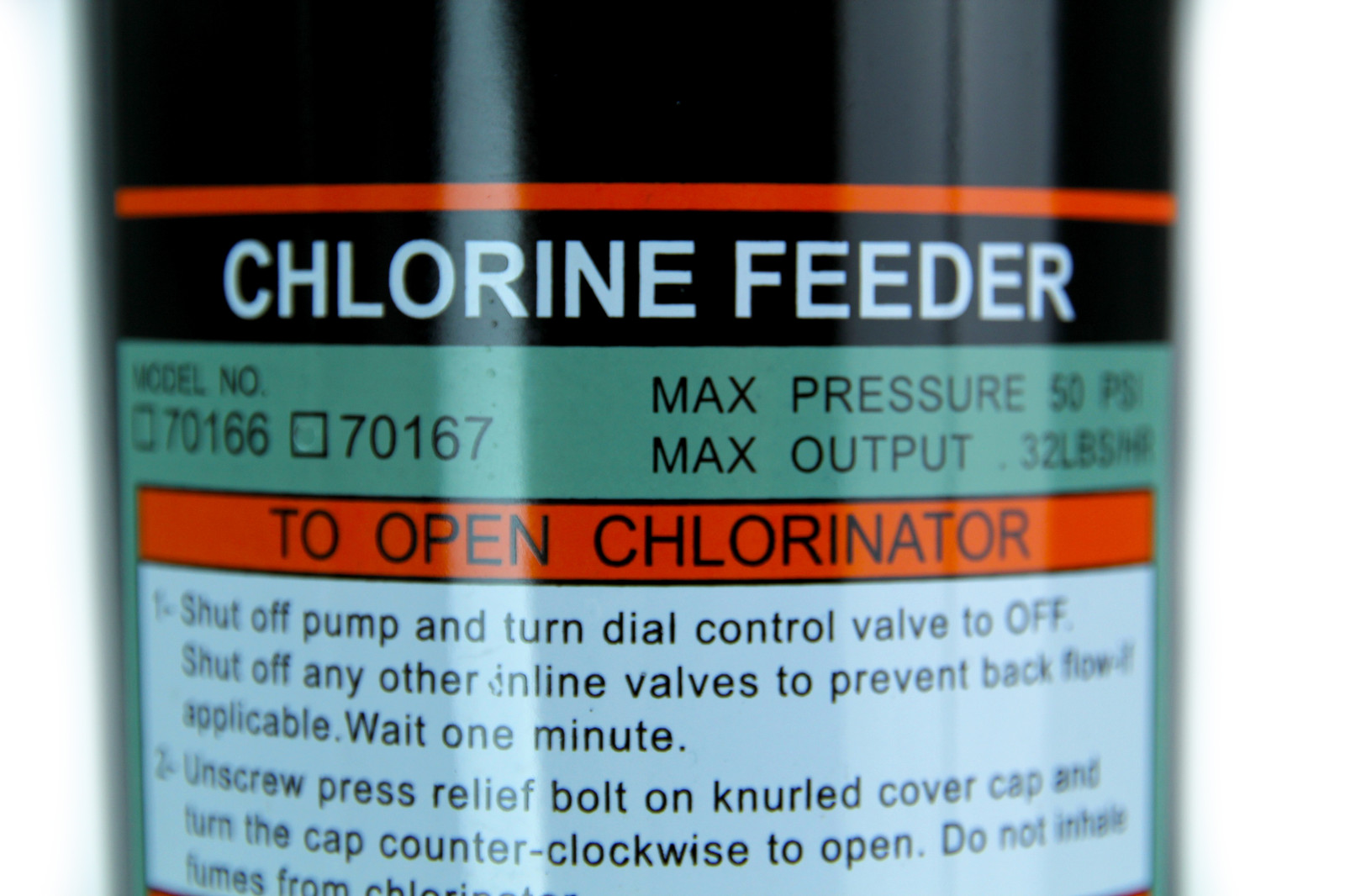 Rx Clear Above Ground Swimming Pool In-Line Chemical Chlorine Feeder