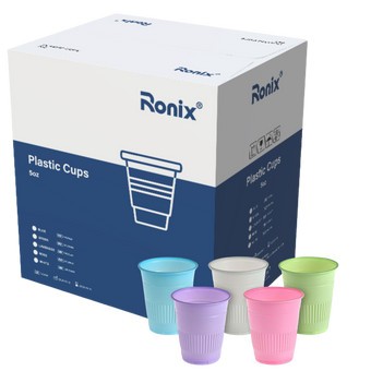 Premium Plastic Cups, 5oz, 1000/Case, Rose