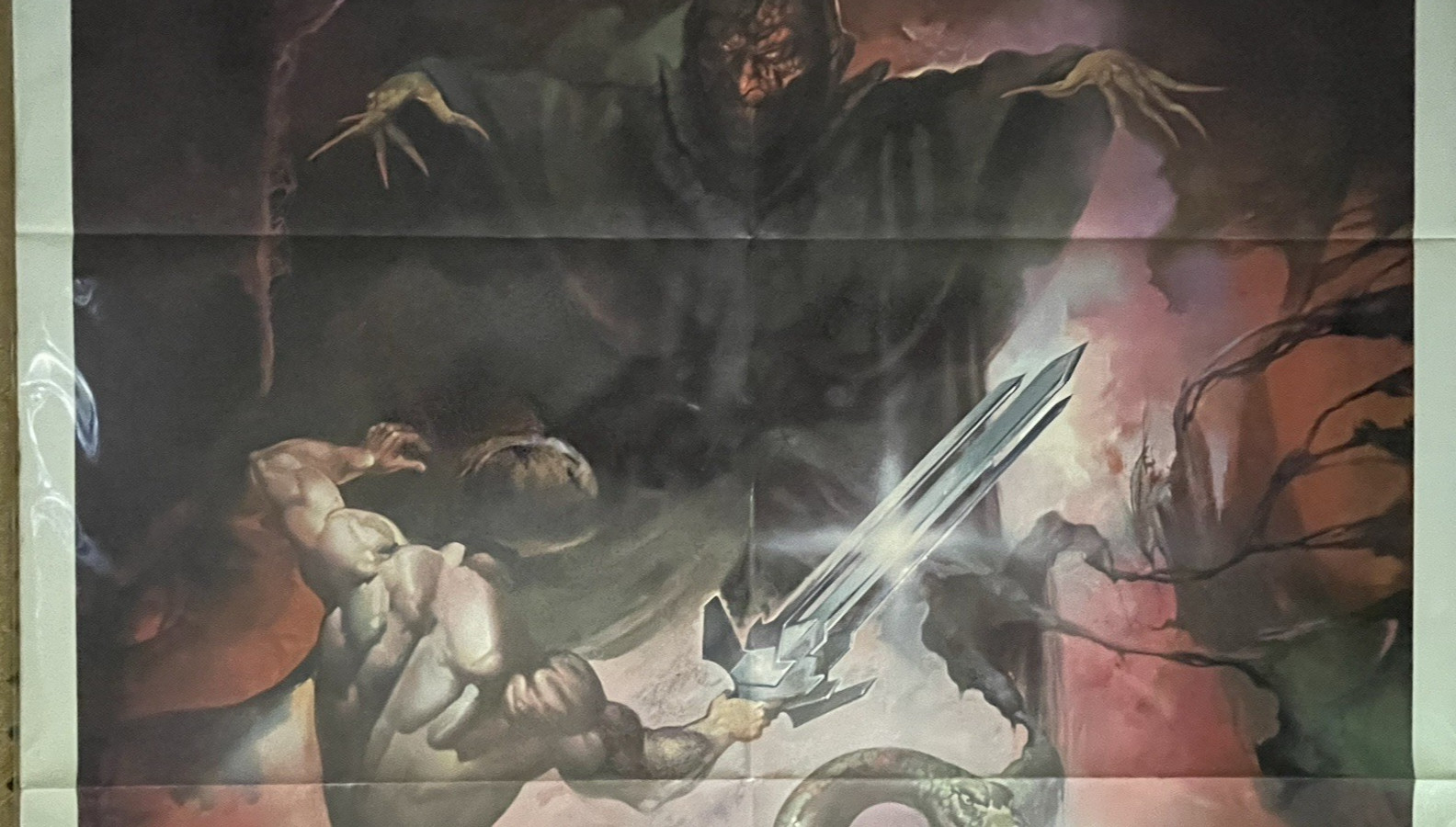 ORIG. MOVIE POSTER~THE SWORD & THE SORCERER~ 1982~ ONE SHEET 27X41~RICHARD LYNCH