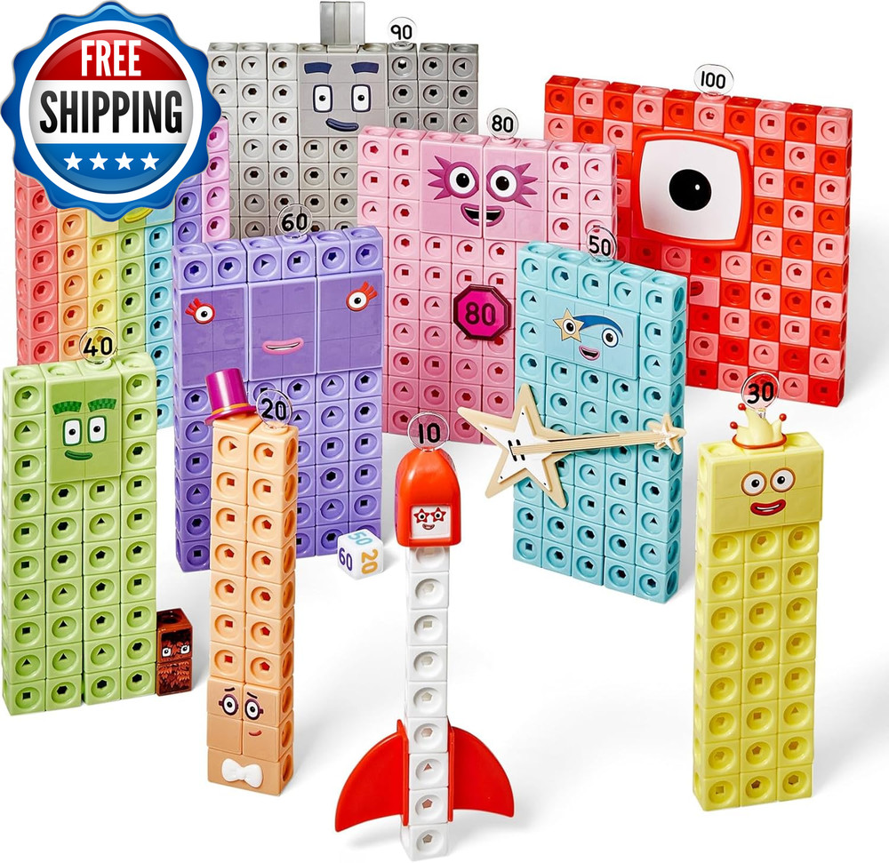 Heroes with Zeroes Mathlink Cubes Activity Set Preschool...