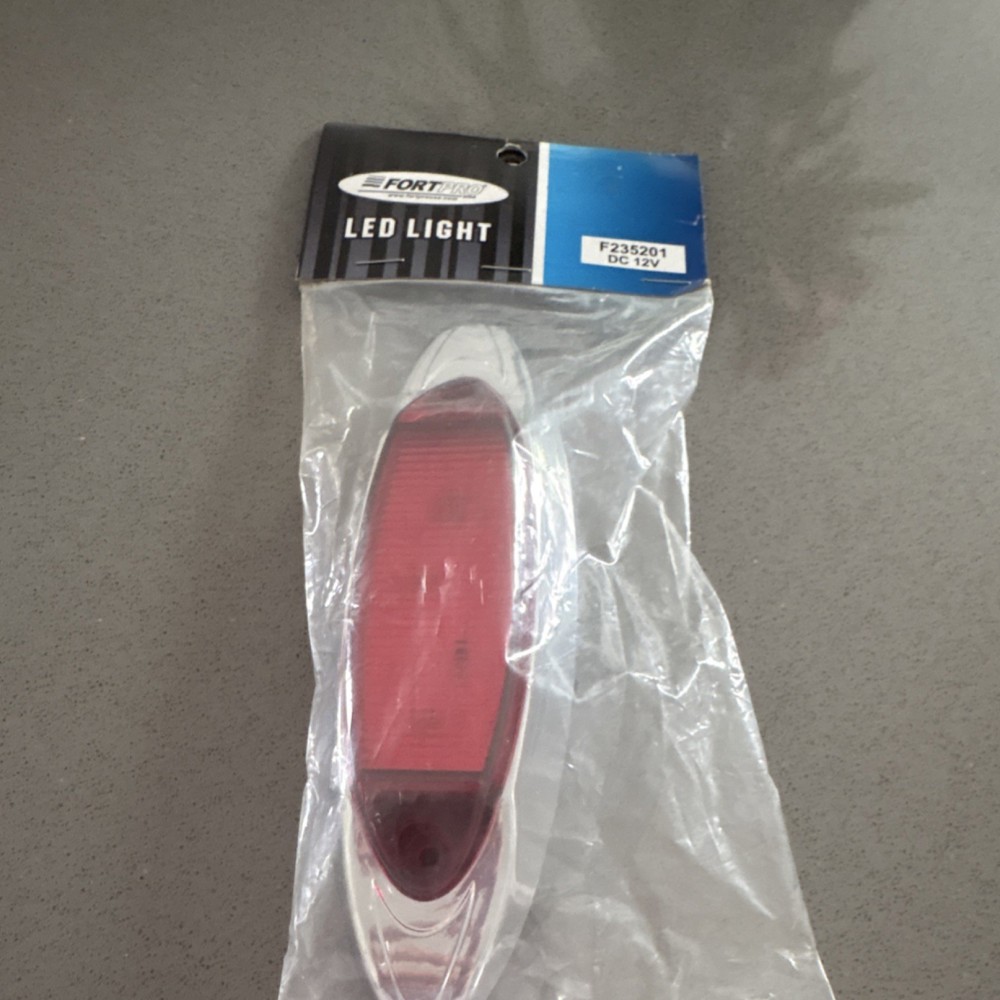 FORTPRO LED LIGHT RED DC 12v