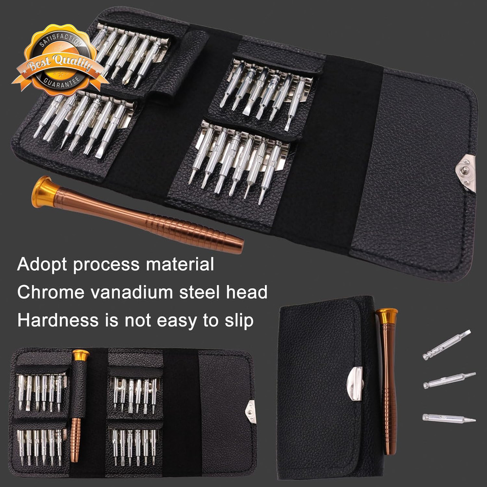 Precision Screwdriver Set 25 in 1 Repair Tool Kit for Electronics