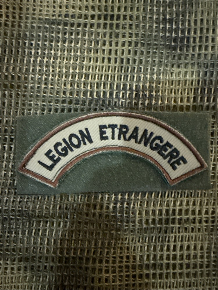French Foreign Legion Pocket Patch Commandos Afgan War -Desert Camo