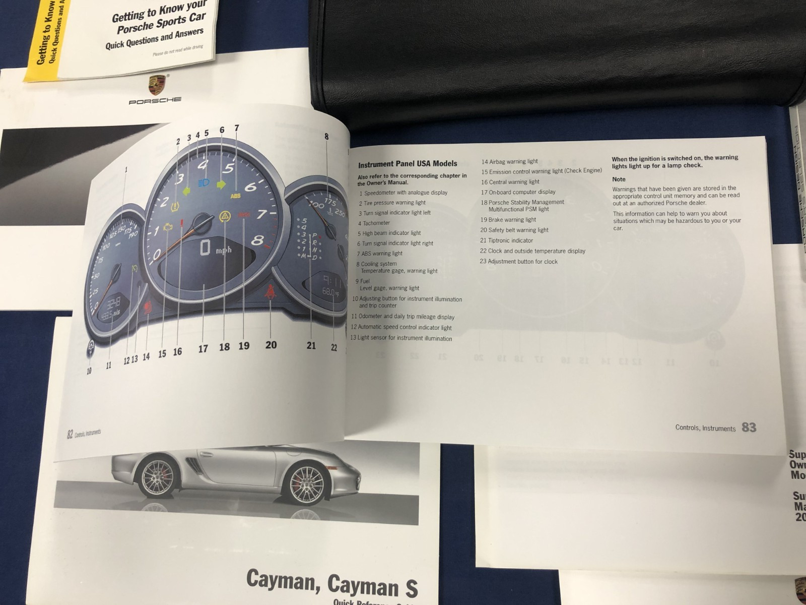 2008 Porsche Cayman S Owners Manual OEM 987 Set Owner Books **FREE SHIPPING*