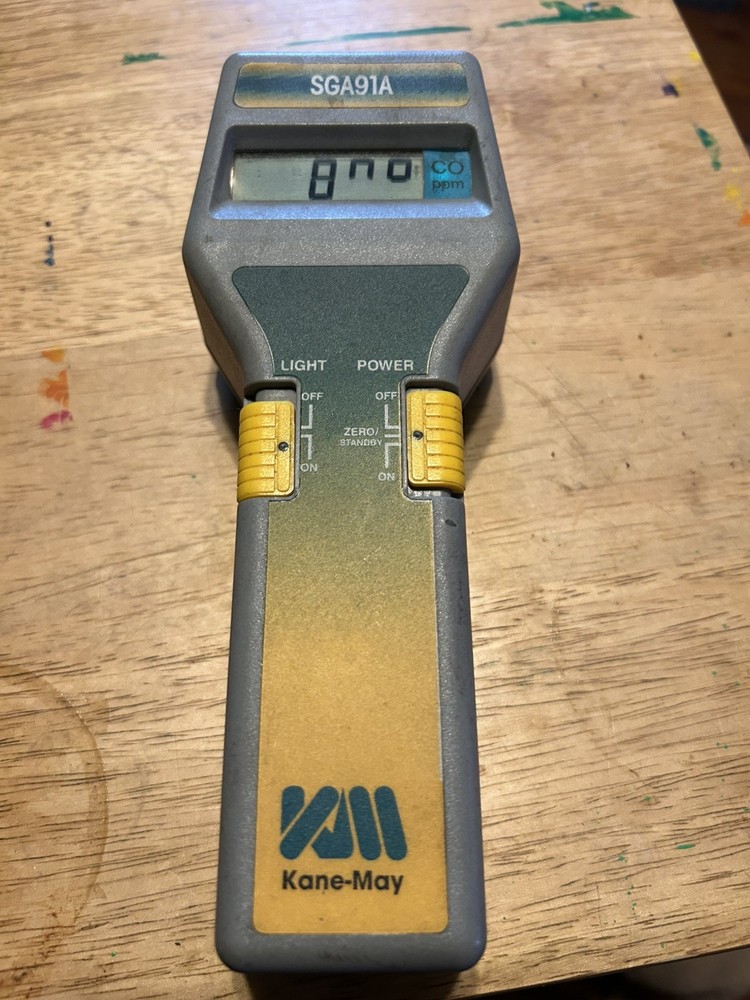 Kane-May SGA91A Single Gas Carbon Monoxide Analyzer With Case