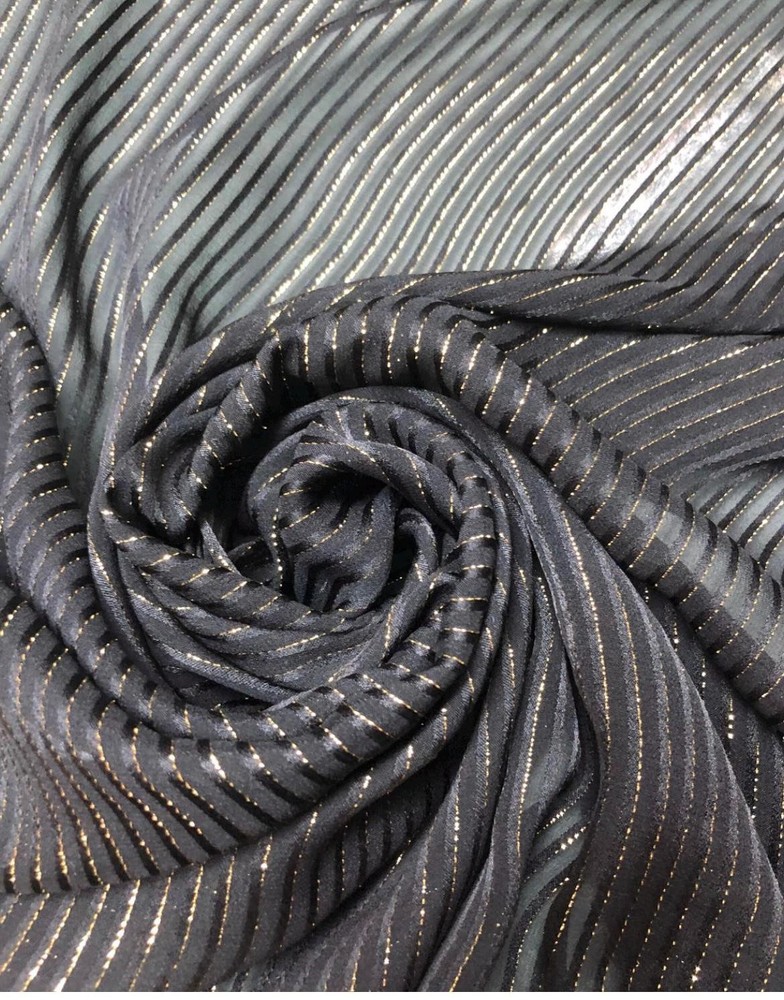 Silk Chiffon Lurex Stole