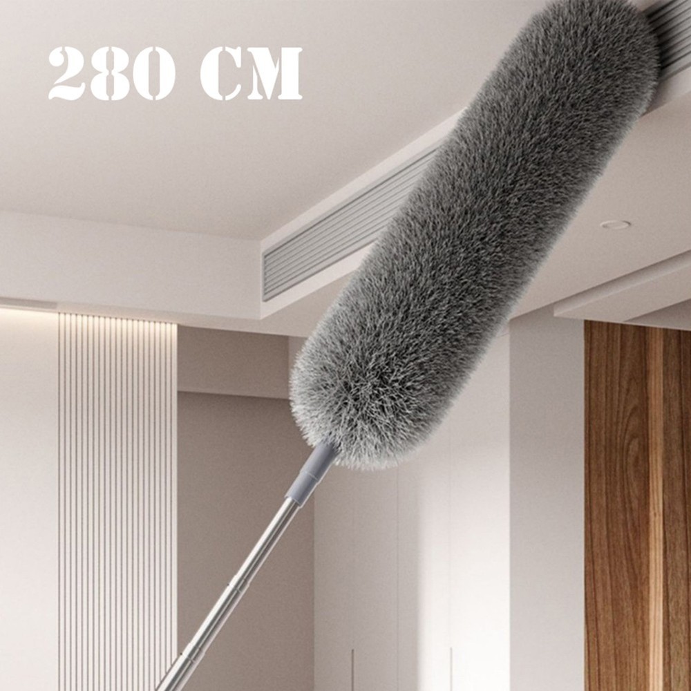 Microfiber Feathers Duster with Extra Long Pole Long Handle Dusters E3F95155