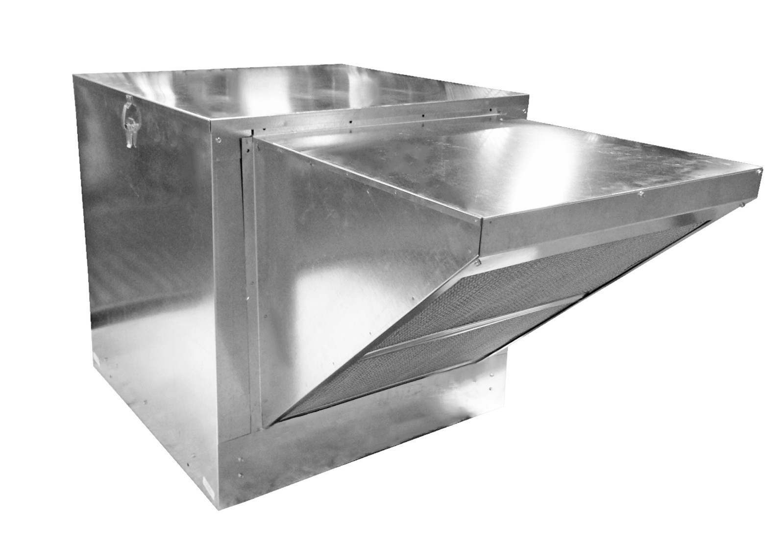 HoodMart 12" Blower, 3000 CFMS, 969 RPM, 1PH /Includes Intake Hood with Filters