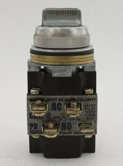 Sylvania 734G Contact Block with Selector Switch