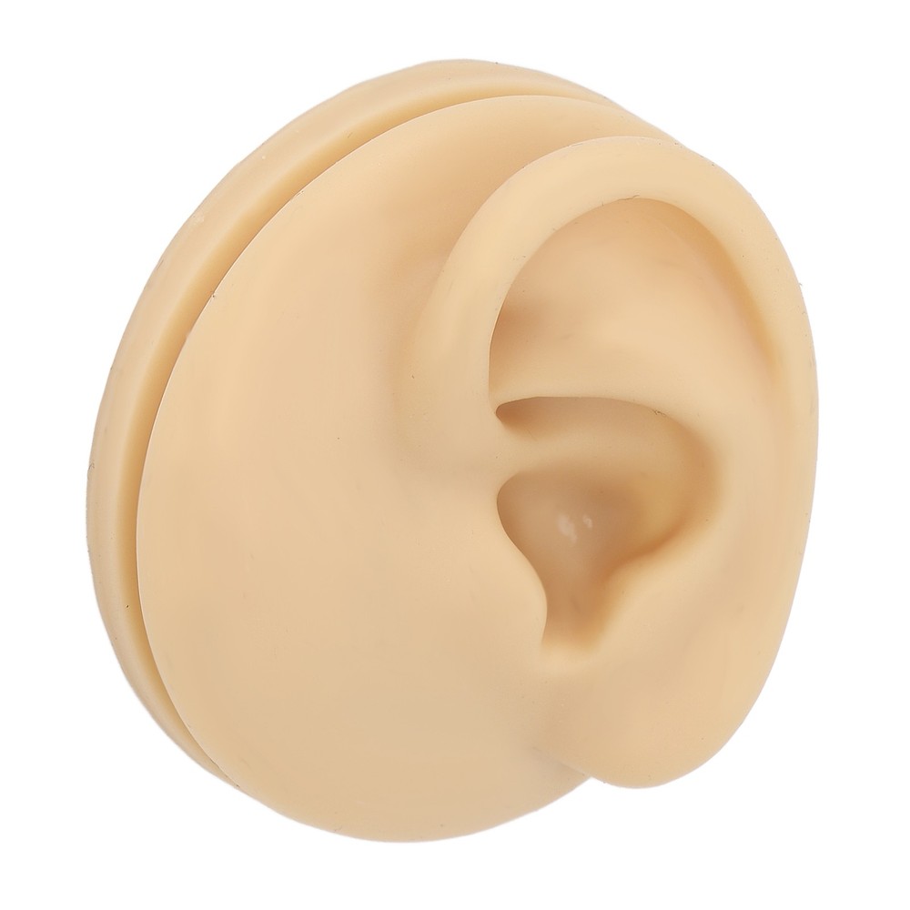 1Pc Soft Silicone Human Ear Model For Ear Acupuncture Practice New
