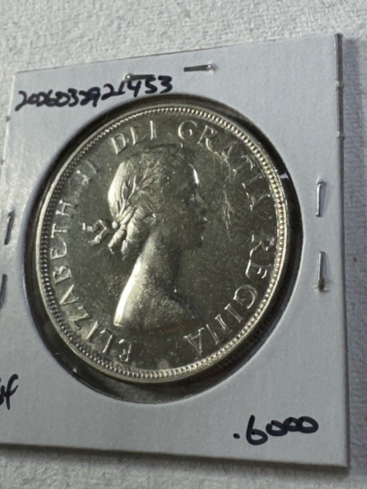 1953 Canada $1 Silver Coin