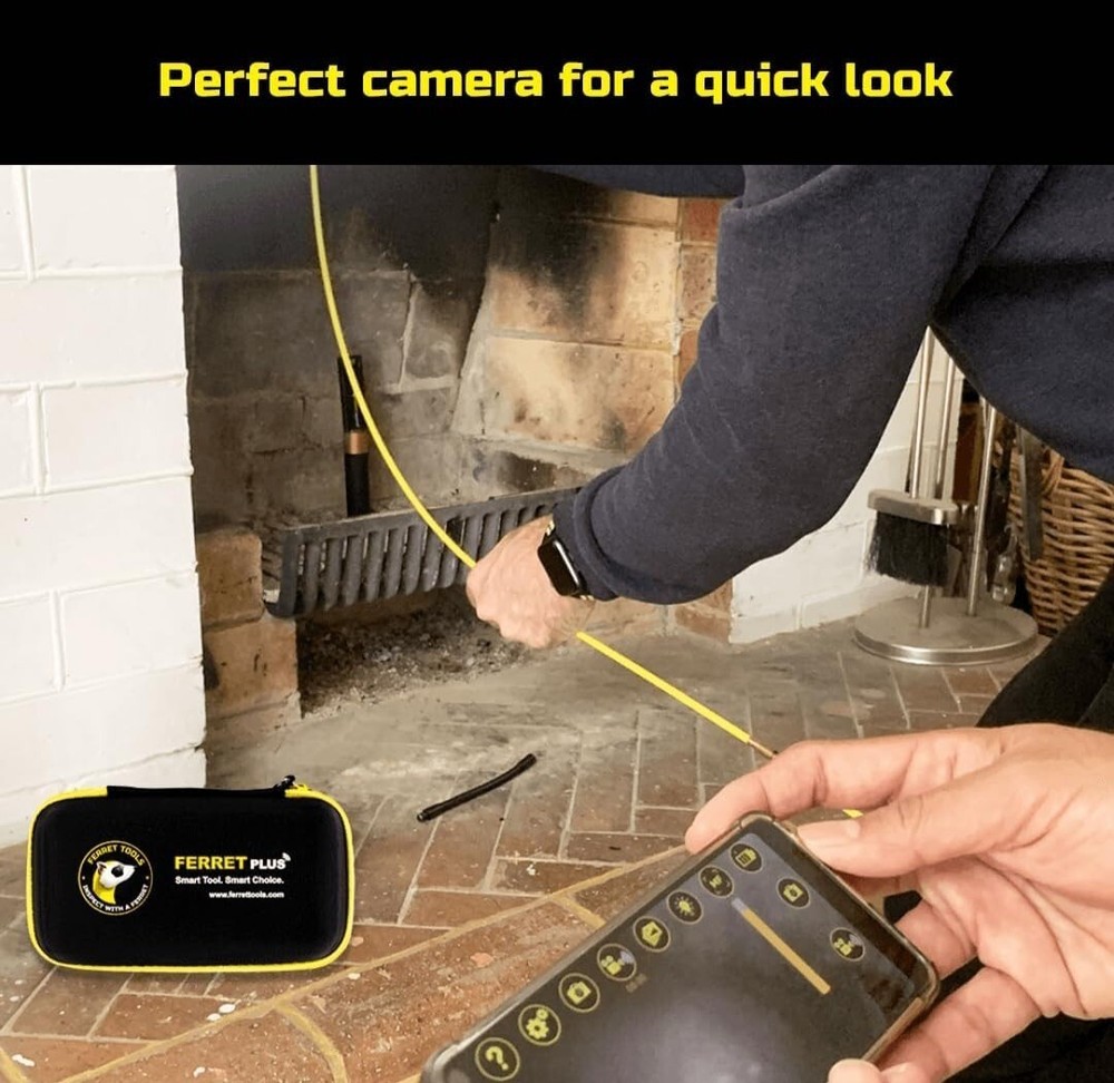 Ferret Plus CFWF50P Multipurpose Wireless Inspection Camera Waterproof New