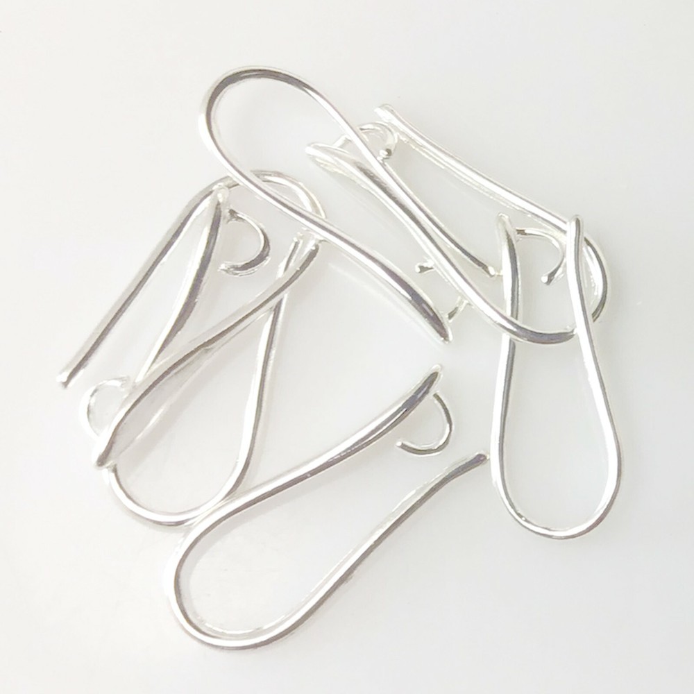 Fish Earringwire Hook Open Loop Silver Gold plated 8pcs 20x8mm Earring Craft
