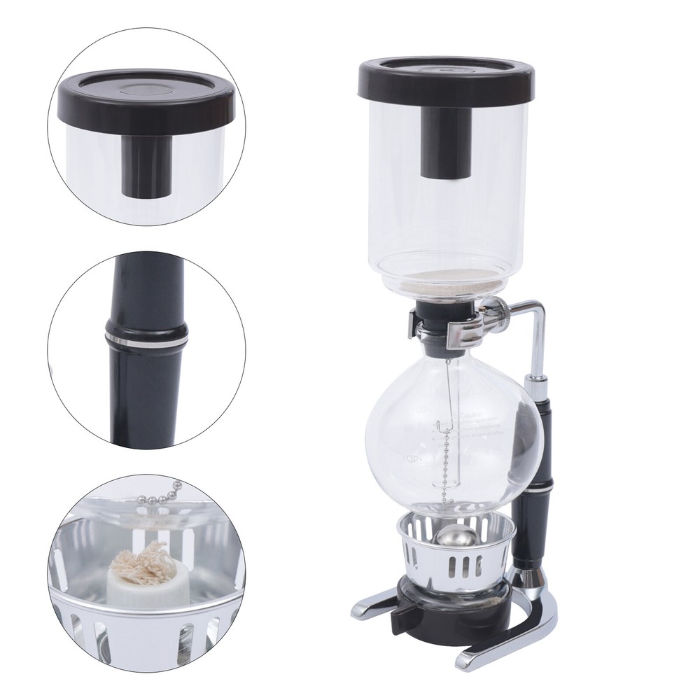 5-Cup Coffee Syphon Tabletop Siphon (Syphon) Coffee Maker Maker Brewer Machine