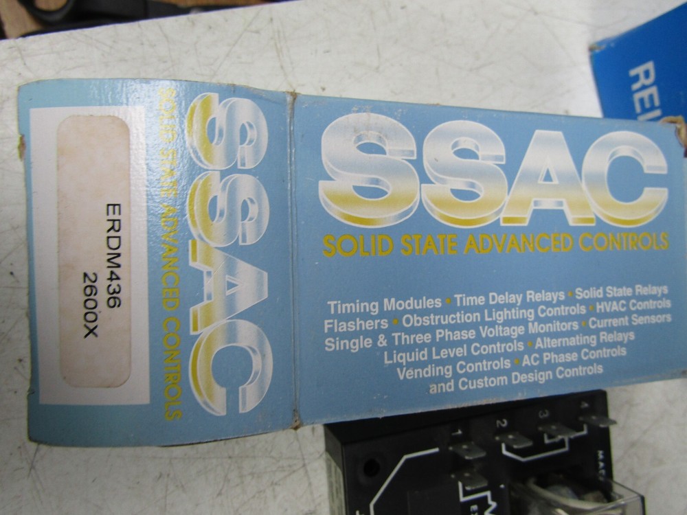 🔥NEW ENTRELEC 120VAC SOLID STATE TIMER TIME DELAY .6-60 SEC SSAC ERDM435 2600X