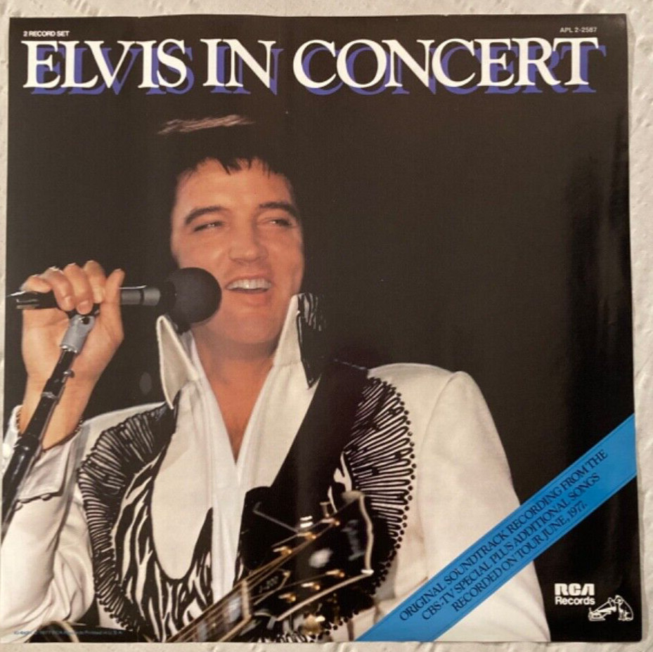 Elvis Presley 1977 Promo Poster In Concert RCA Records E
