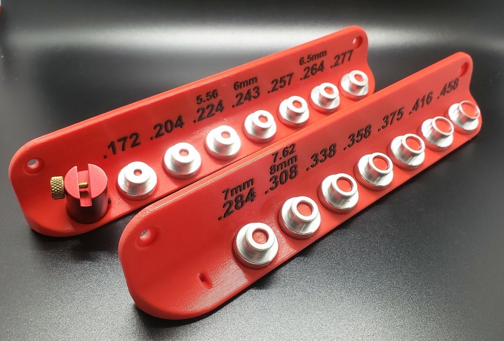 Hornady bullet Comparator Lock N Load 14pc kit Wall Mount.