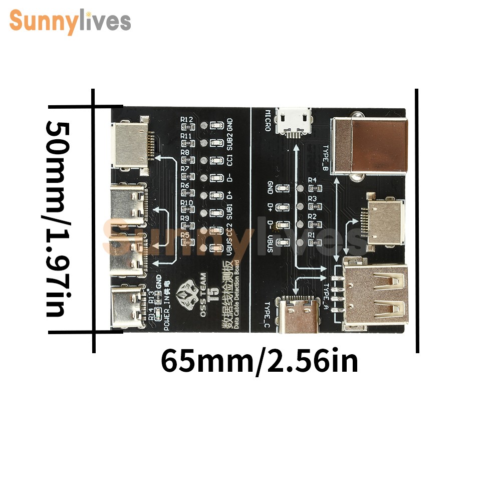 T5 Multifunctional Interface Cable Detection Module Data Cable abnormal testing