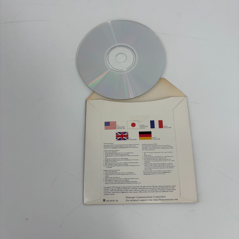 Vintage CD - Netscape Communicator, Version 4.7