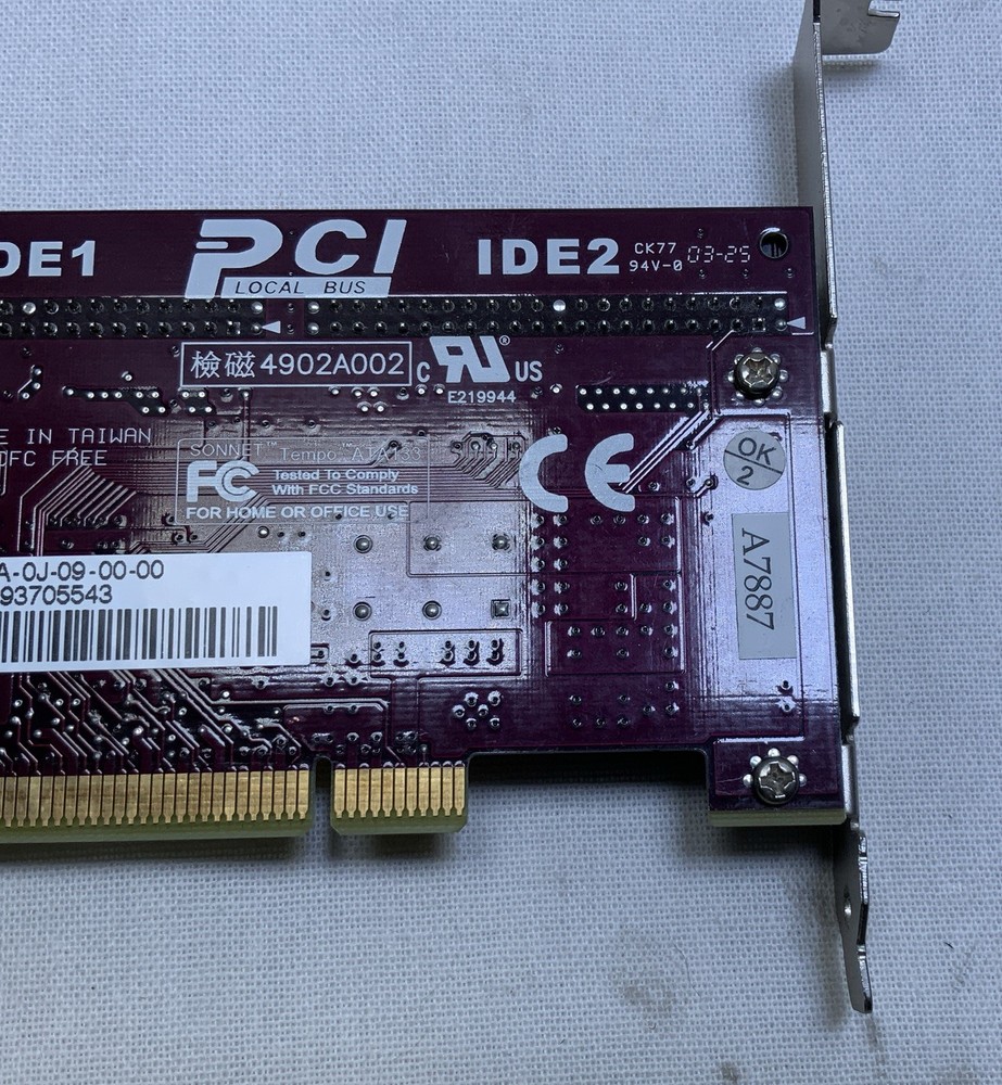 Sonnet Tempo ATA133 PCI IDE Controller Card