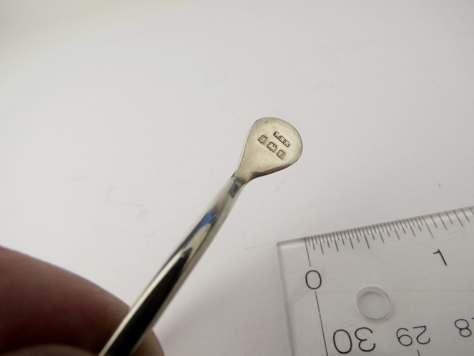 English Birmingham wishbone sugar tongs 1905 William Hair Haseler