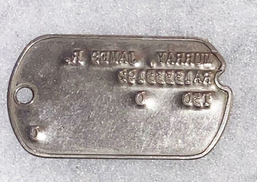 James Murray T-50 Single Dog Tag