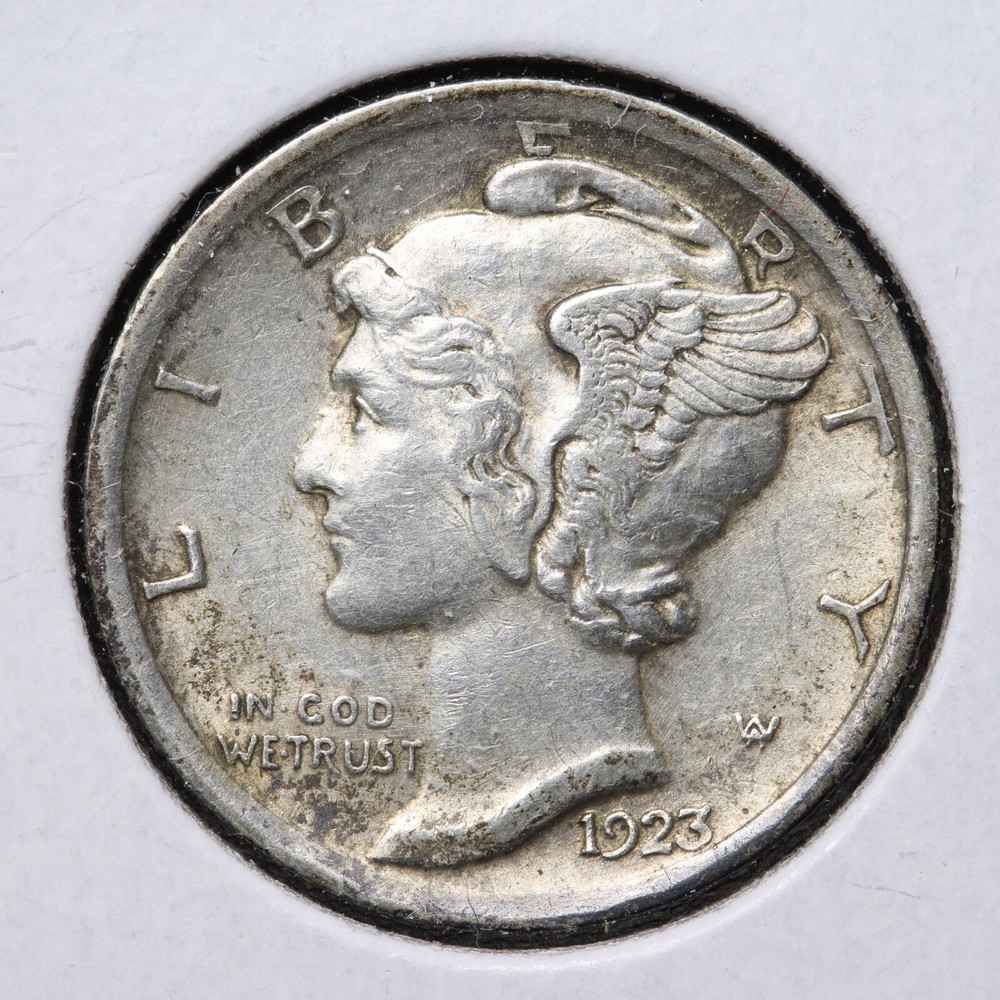 1923 Mercury Silver Dime CHOICE BU *UNCIRCULATED* MS E278 KNR