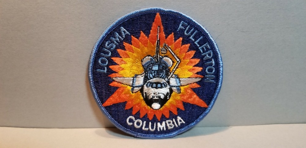 STS-3 SPACE SHUTTLE PATCH "LOUSMA & FULLERTON"