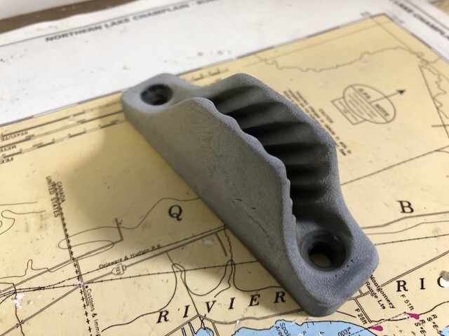 Clamcleat Vertical - Grey Nylon