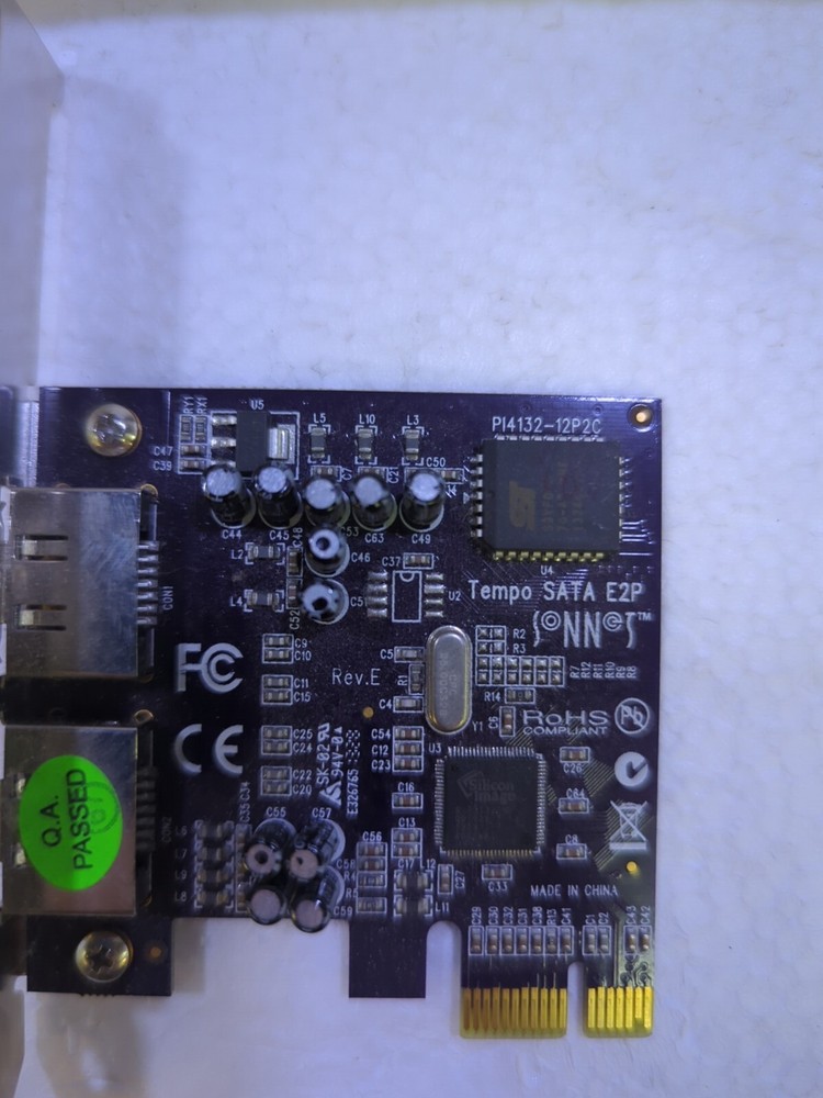 - Sonnet Tempo SATA E2P 2-Port Serial ATA Host PCI Expres Controller for Mac/Win