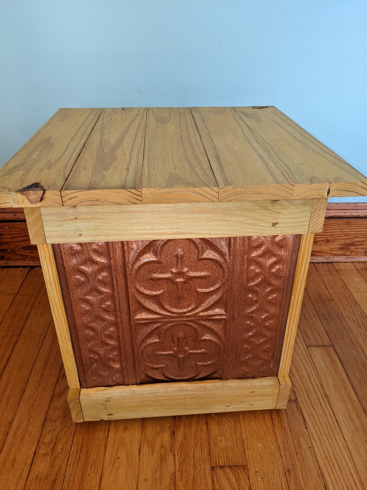 Outdoor Side Table Pressure Treated Wood